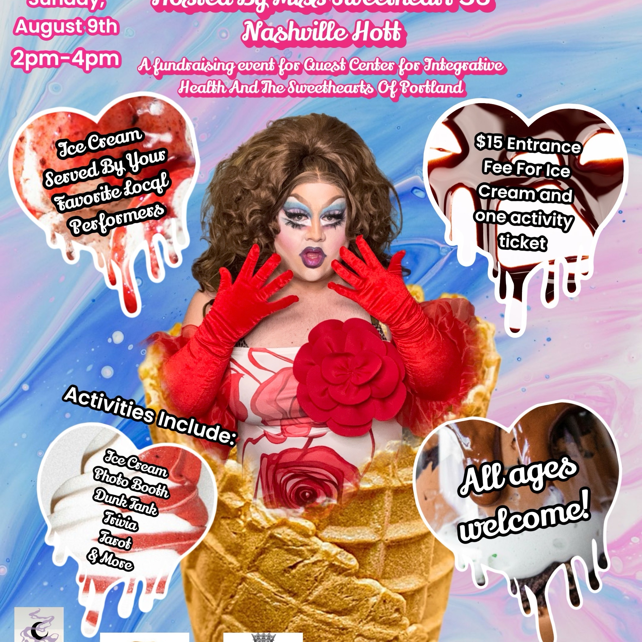 Super Sweet Ice Cream Social - Hosted by Nashville Hott, Miss Sweetheart 38 - logo